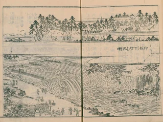 Uderzanie m Sound Te Chewed River w Mejiro (Sekiguchi) Członek Edo Famous Place Zue Cz. 4 (Grób k 12)